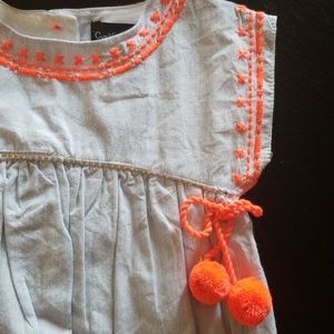 Cynthia Rowley Baby Girls' Romper with Sunhat